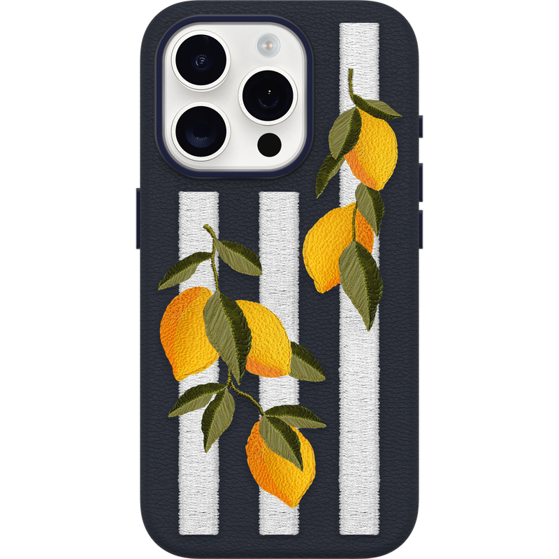 product image 2 - iPhone 15 Pro Max Case Symmetry Series Cactus Leather Embroidery