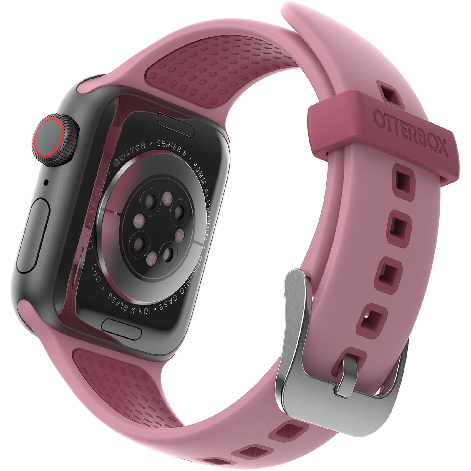 Iphone watch series 3 pink on sale