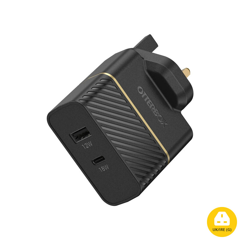 product image 1 - Chargeur Mural 30W USB-C et USB-A Chargement Rapide | Premium