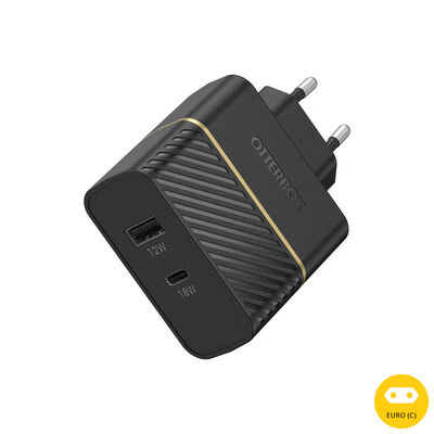 USB-C und USB-A-Wandgeräte