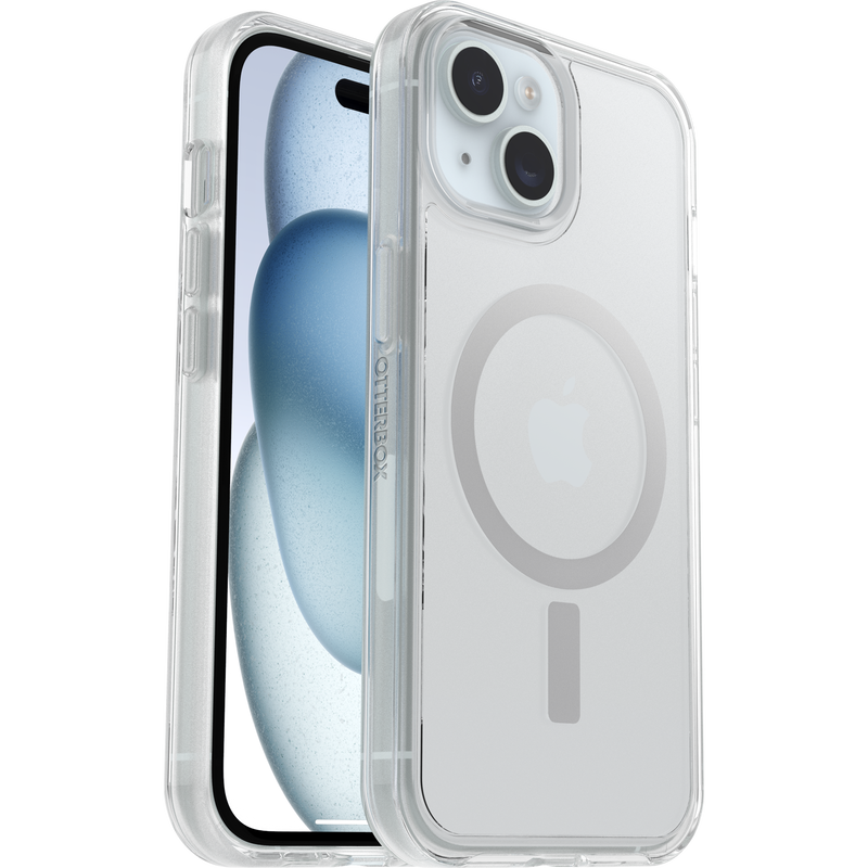 product image 1 - Coque iPhone 16e et iPhone 15/14/13 Symmetry Series Clear pour MagSafe