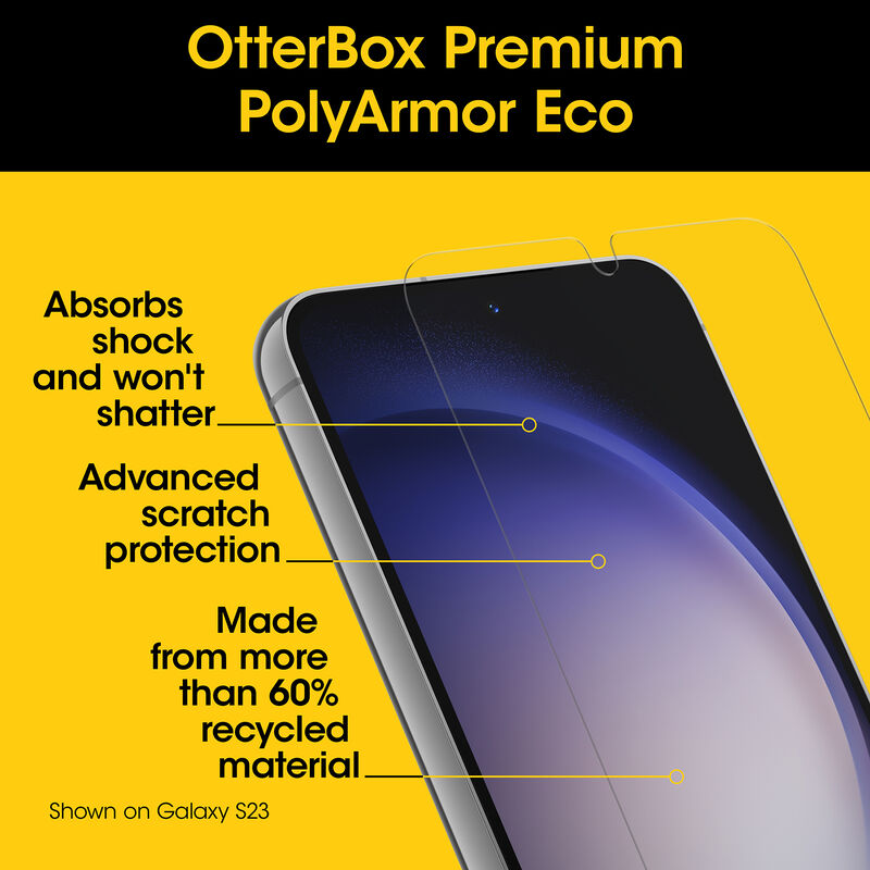 product image 4 - Protecteur d'écran Galaxy S24+ PolyArmor Premium Eco Series