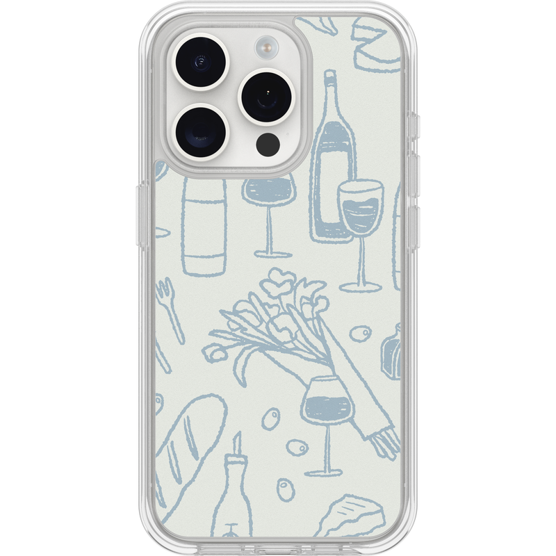 product image 1 - iPhone 15 Pro Skal Symmetry Series Clear Paris-kollektionen