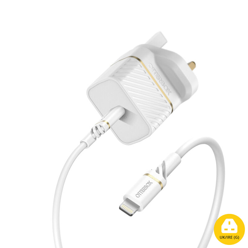 product image 1 - Lightning auf USB-C-Wandladegerät + kabel Premium-Fast Charge Kit