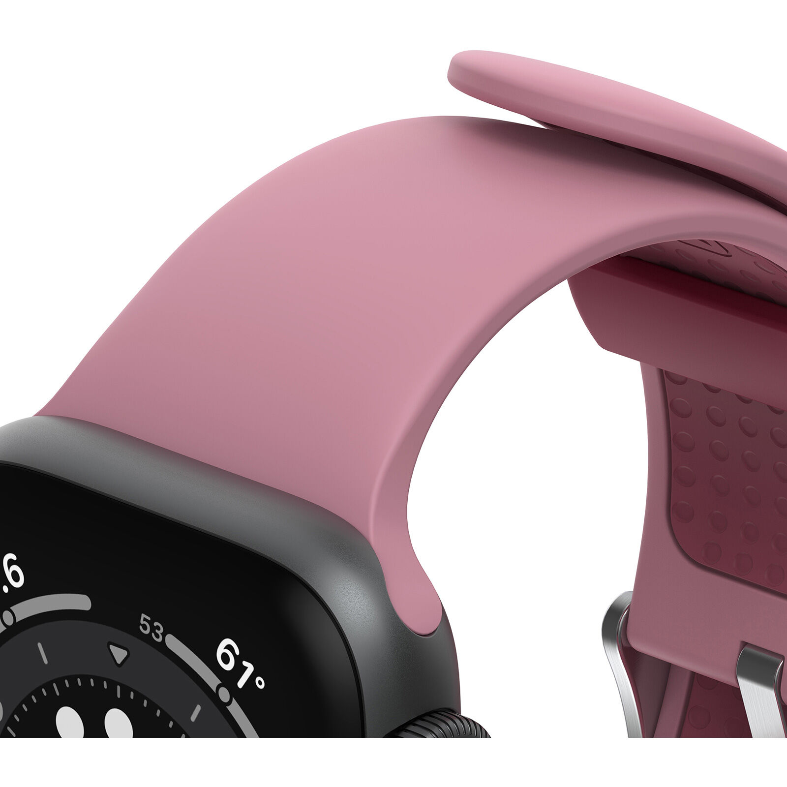 Space grey with pink band best sale