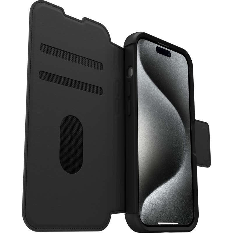 product image 4 - iPhone 15 Pro Coque Strada Series Folio MagSafe