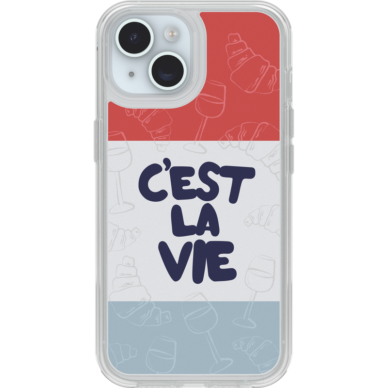 product image 1 - iPhone 15, iPhone 14 och iPhone 13 Skal Symmetry Series Clear Paris-kollektionen