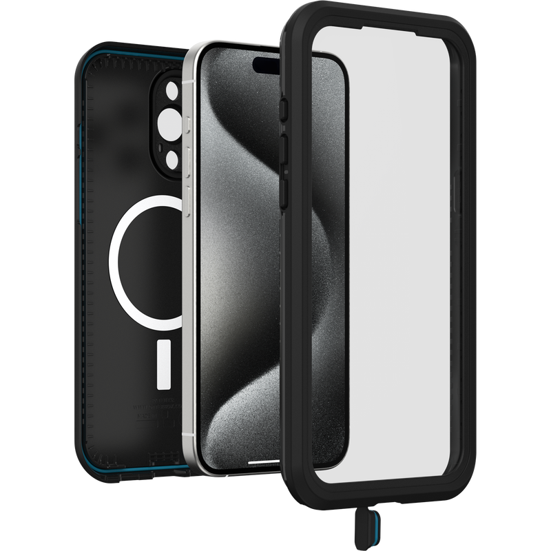 product image 3 - Coque Étanche à l’eau iPhone 15 Pro Max OtterBox Frē Series pour MagSafe