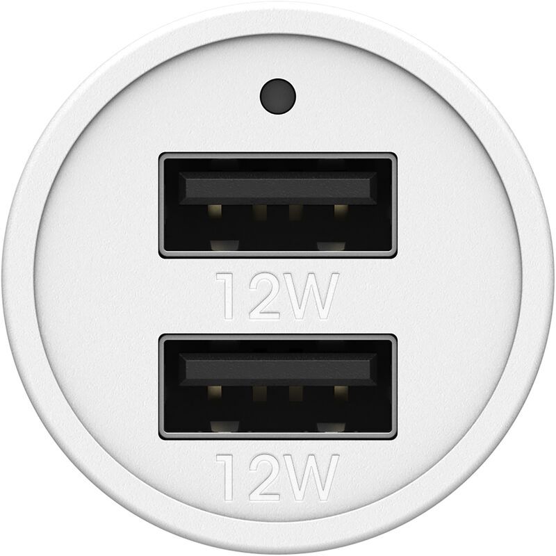 product image 2 - Dubbel port USB-A-billaddare 24W Premium Billaddare