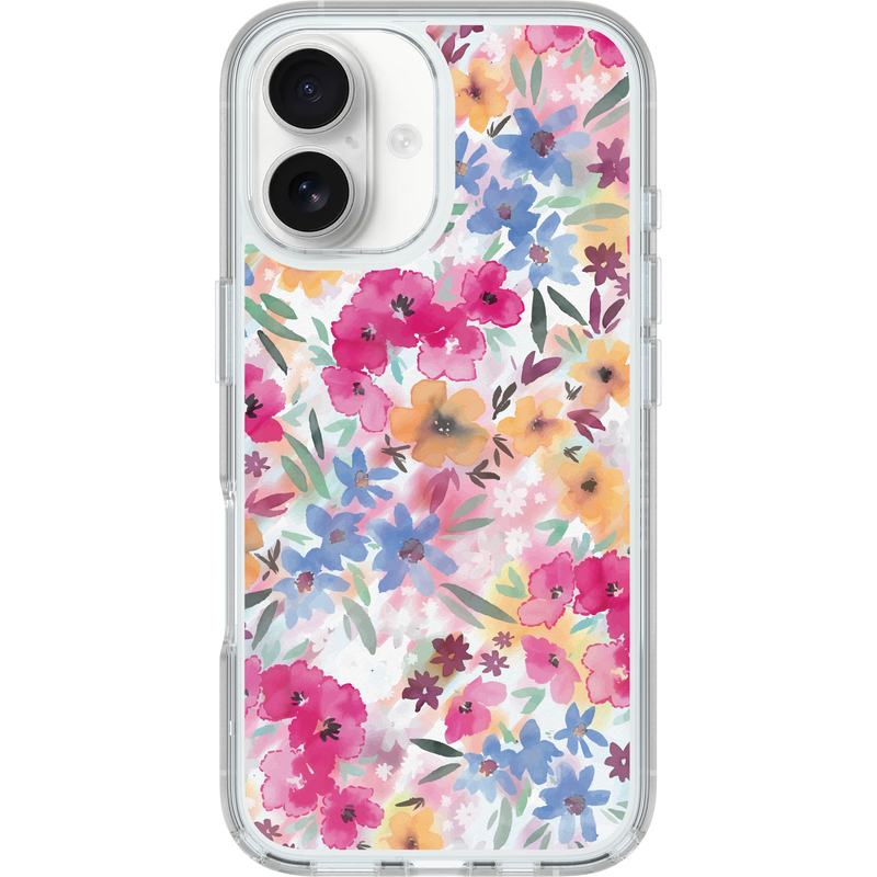 product image 1 - Coque iPhone 16 Symmetry Series Clear pour MagSafe Confetti of Blossoms