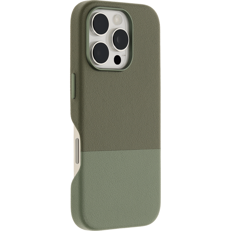 product image 3 - iPhone 16 Pro Skal Statement Series Cactus Leather för MagSafe