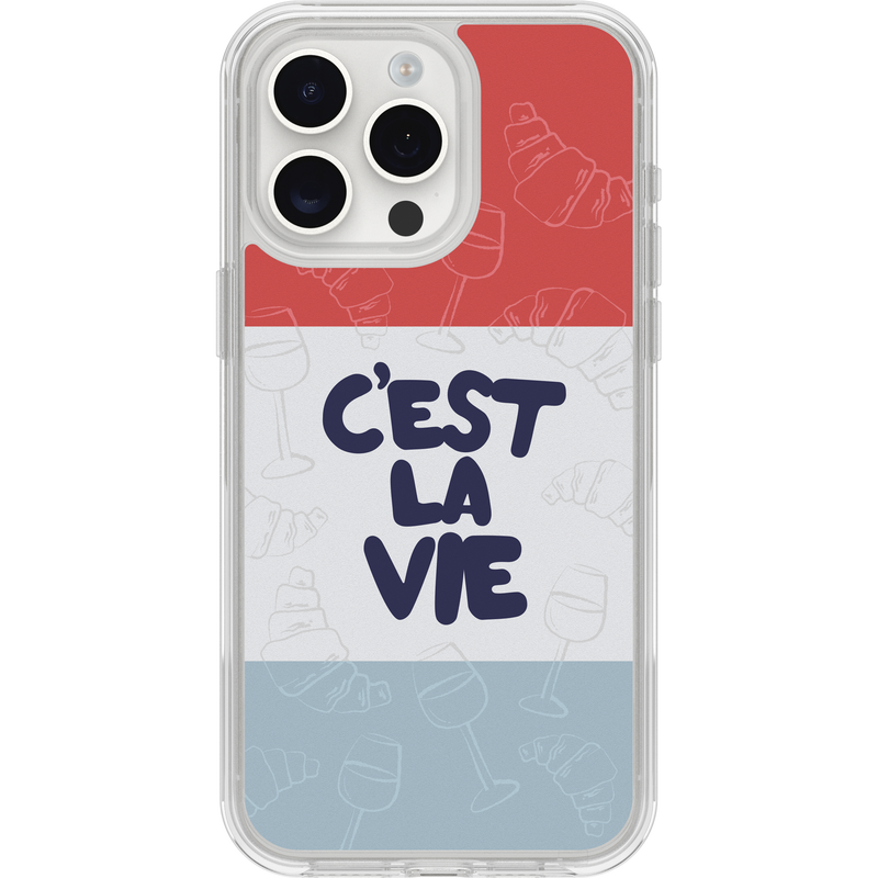 product image 1 - iPhone 15 Pro Max Skal Symmetry Series Clear Paris-kollektionen