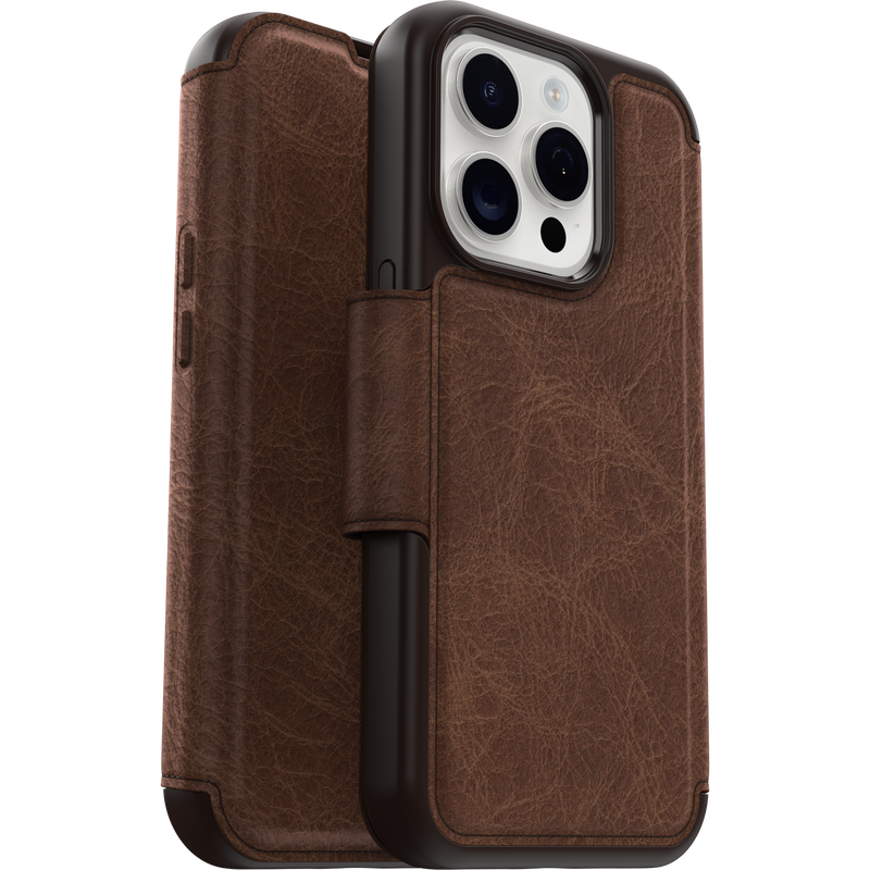 product image 5 - iPhone 15 Pro Coque Strada Series Folio MagSafe
