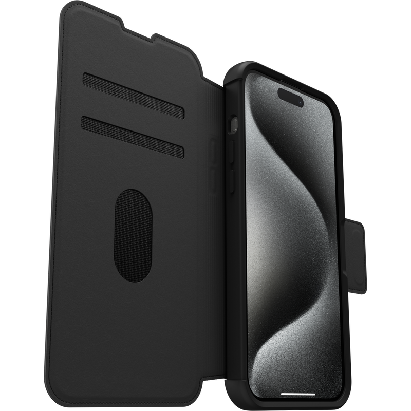 product image 5 - iPhone 15 Pro Max Coque Strada Series Folio MagSafe
