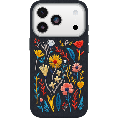 iPhone 17 Pro Hülle | Symmetry Series Cactus Leather Embroidery