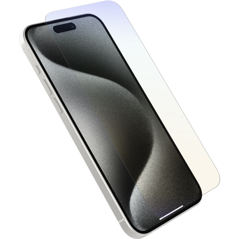product image 1 - Protecteur d'écran iPhone 15 Pro Max Premium Pro Glass Blue Light Guard