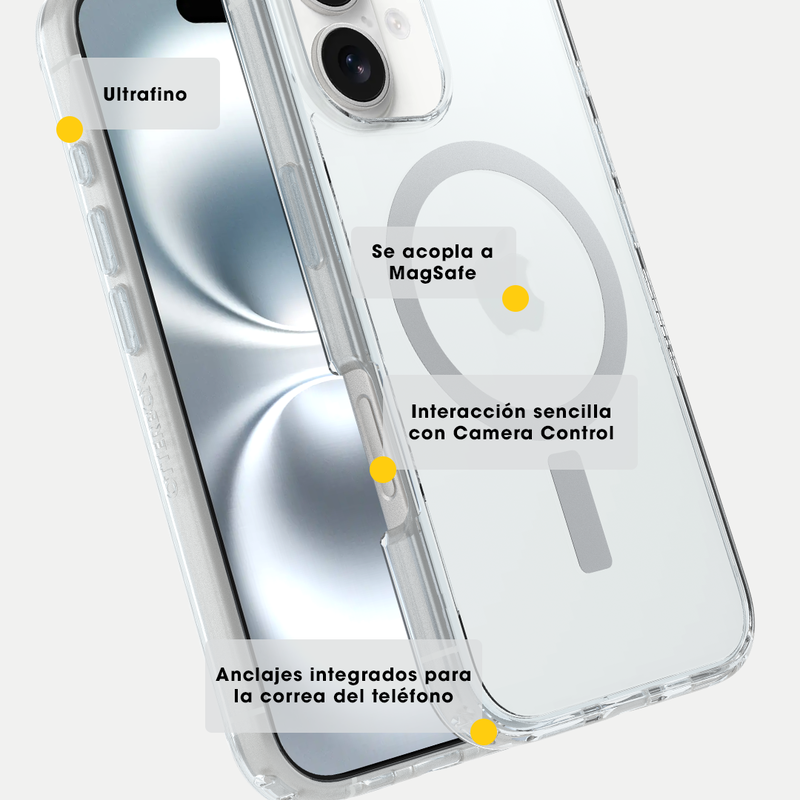 product image 4 - iPhone 16 Plus Funda Symmetry Series para MagSafe